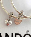 Berloque Pandora duplo. Prata 925