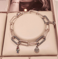 pulseira pandora. prata 925. (sob encomenda) - Atrativa Joias