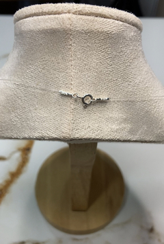 Colar ponto de luz. Fio de nylon. Prata 925 - comprar online