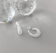 Argola renda. Prata 925 - comprar online