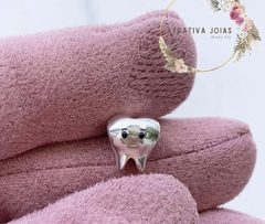 berloque dente em prata 925 - comprar online