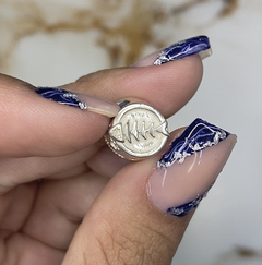 berloque pote de ração. prata 925