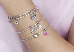 Pulseiras Pandora. Prata 925. Largura slim. Sob encomenda - comprar online