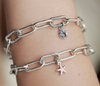 pulseira pandora. prata 925. (sob encomenda)