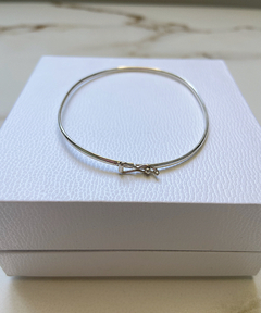 bracelete fio fino. prata 925