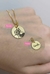 Colar Medalha FOTO LAPÍS Personalizada a Laser Dourada - loja online