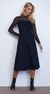 VESTIDO IL MIDI ALFAIATARIA HEAVY LOND PRETO