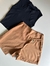 SHORT SAIA COM FIVELA E TIRA AJUSTAVEL CAQUI