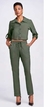 CALCA DE VISCOSE FEM ARMY GREEN na internet