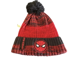 Spiderman Negro/Rojo Pompón
