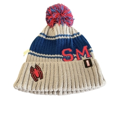 Spiderman Gris/Azul Pompón
