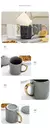 Caneca Nórdica Retrô Cerâmica Detalhe em Dourado - Gourmet Kitchen - Loja Bem do Lar | Soluções Criativas para Casa, Cozinha, Organização, Decoração. 