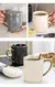 Caneca Nórdica Retrô Cerâmica Detalhe em Dourado - Gourmet Kitchen na internet