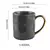 Caneca Nórdica Retrô Cerâmica Detalhe em Dourado - Gourmet Kitchen - comprar online