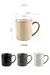 Caneca Nórdica Retrô Cerâmica Detalhe em Dourado - Gourmet Kitchen - Loja Bem do Lar | Soluções Criativas para Casa, Cozinha, Organização, Decoração. 