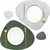 Conjunto de Sousplat Protetor de Pratos - Bem do Lar - Loja Bem do Lar | Soluções Criativas para Casa, Cozinha, Organização, Decoração. 