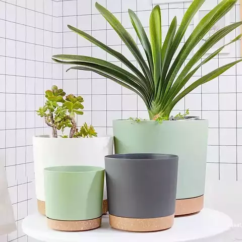 Vaso de Planta Decorativo Retrô - Bem do Lar