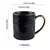 Caneca Nórdica Retrô Cerâmica Detalhe em Dourado - Gourmet Kitchen na internet