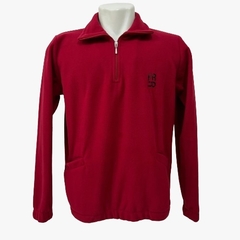 Blusa Soft com Gola - Vermelha