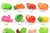 Frutinhas de Cortar Kit com Frutas e Legumes com Velkro Cozinha Infantil Brinquedo Educativo Didático