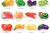 Frutinhas de Cortar Kit com Frutas e Legumes com Velkro Cozinha Infantil Brinquedo Educativo Didático - Brinca Terapia 