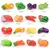 Frutinhas de Cortar Kit com Frutas e Legumes com Velkro Cozinha Infantil Brinquedo Educativo Didático - comprar online