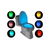 Luz Para Inodoro De 8 Colores Con Sensor De Movimiento