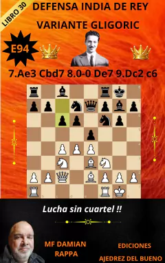E94 INDIA DE REY - VARIANTE GLIGORIC - 8...De7 y 9...c6