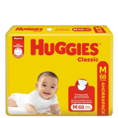 Huggies Classic Super Hiper M x 68u