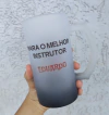 Caneca de vidro chopp colorida