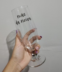 Taça de vidro personalizada