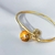 Pulsera hindú con ojo de tigre
