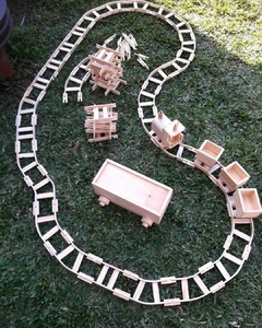 pista de tren circuito n 3 caspiqit tren - comprar online