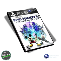 DISNEY EPIC MICKEY 2 THE POWER OF TWO-PS3- ENVIO IMEDIATO - comprar online