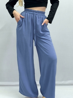 Calça Pantalona Duna Azul– 0013 na internet