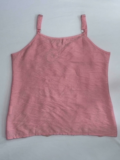 Regata Bordada Rosa - 0081 - Bea Vest