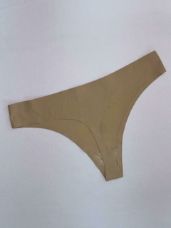Calcinha Fio Lazer sem costura Bege - 0065 na internet