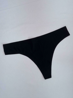 Calcinha Fio Lazer sem costura Preto - 0066 na internet