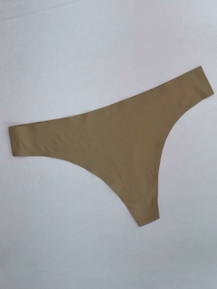 Calcinha Fio Lazer sem costura Bege - 0065 - comprar online