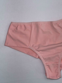 Calcinha Fio Duplo Lateral Larga Rosa - 0060 - Bea Vest