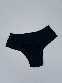 Tanga Pala Lateral Larga Preta - 0061 na internet