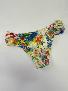 Tanga Biquini Plus Size Branco estampado - 0035 na internet