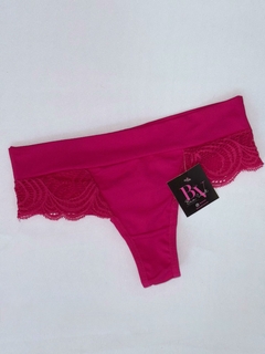 Calcinha Fio Duplo com Renda Pink - 0097 - comprar online