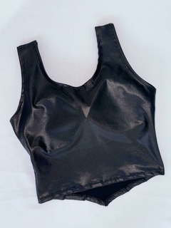 Cropped Corselet Cirrê Preto - 0106 na internet