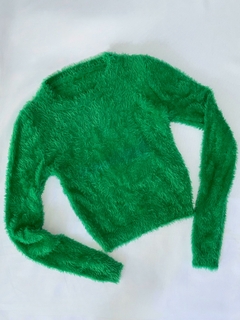 Blusa de Pelinho Verde - 0110 - comprar online
