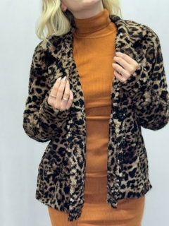 Casaco Teddy Animal Print - 0127 - comprar online