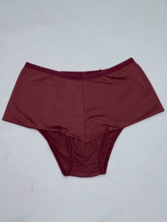 Calcinha Alta Laicra Bordo - 0075 - comprar online