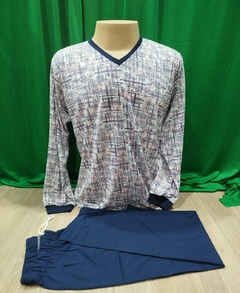 Pijama Manga Longa Poliviscose cód 142 - comprar online