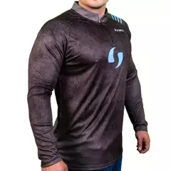 Camiseta UV50+ Sunflex® Linhas - Azul na internet