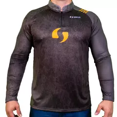 Camiseta UV50+ Sunflex® Linhas - Laranja